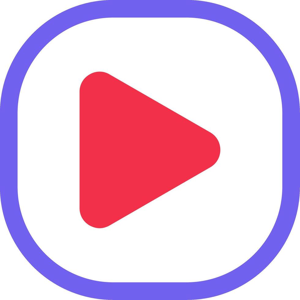 Play Flat Icon vector