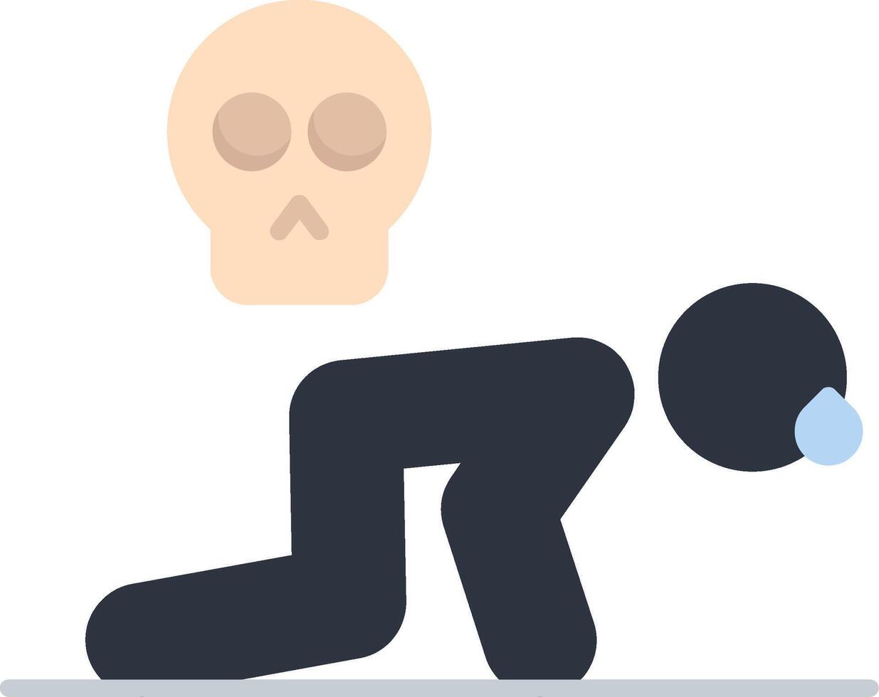 Poisoning Flat Icon vector