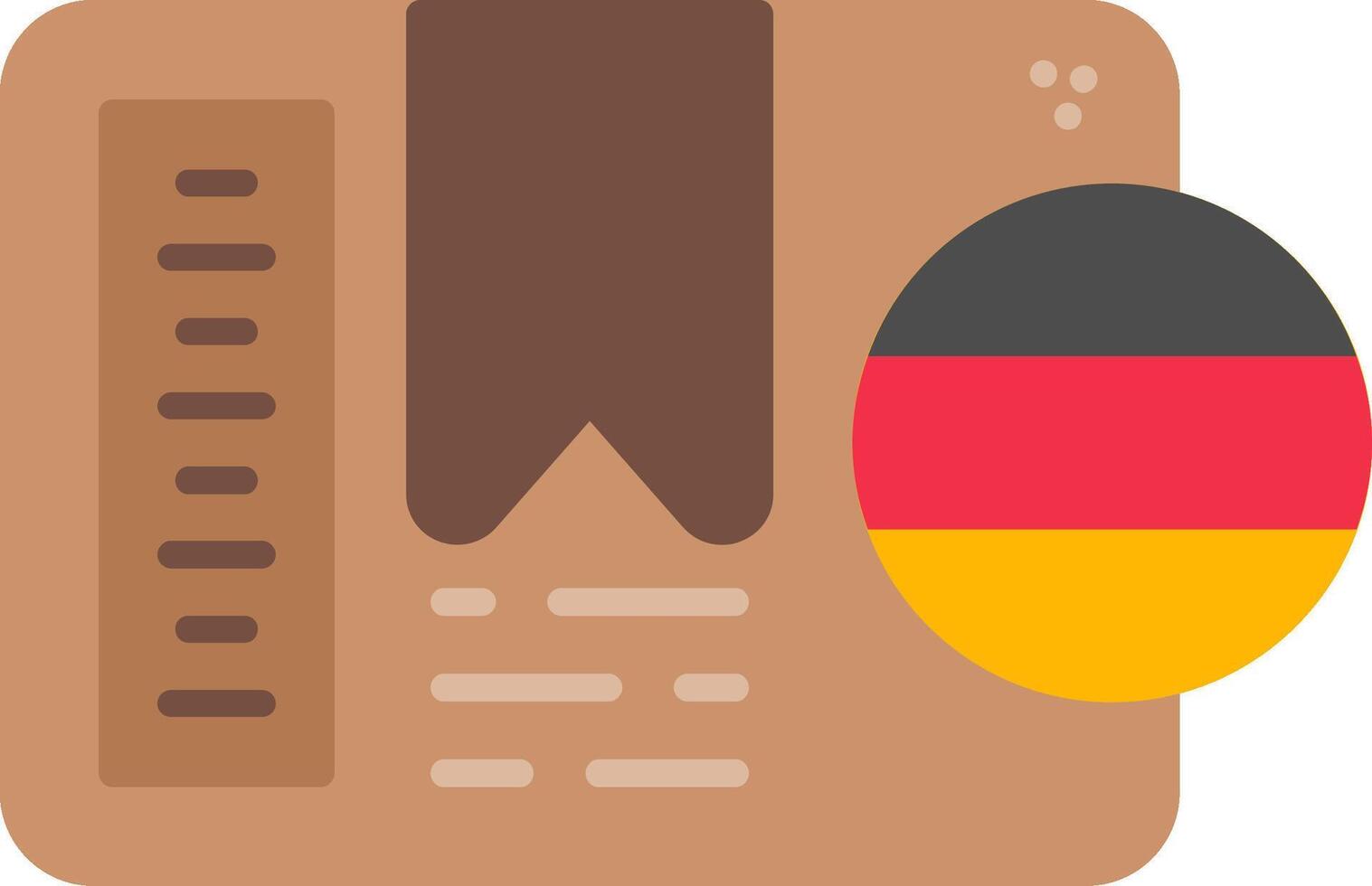 Made in Germany Flat Icon vector