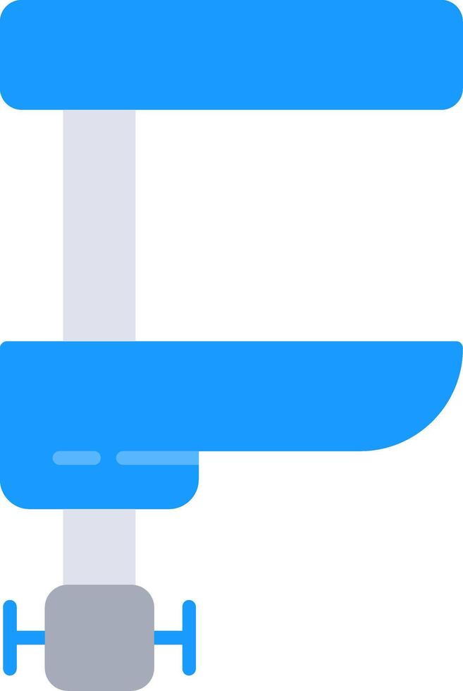 Bench Vise Flat Icon vector
