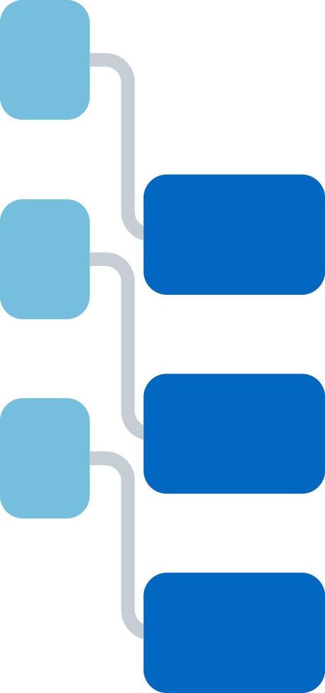Subtask Flat Icon vector
