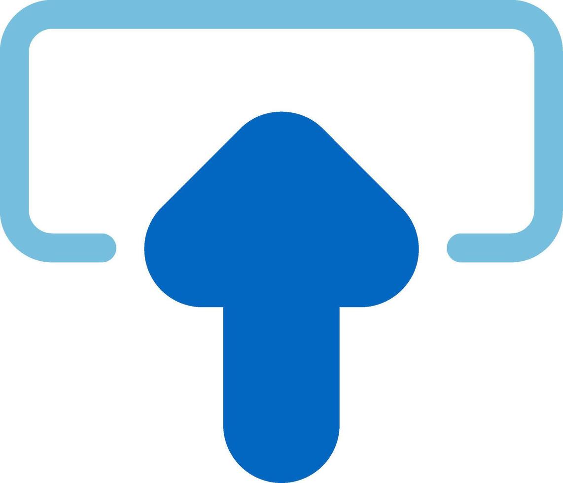 Upload Flat Icon vector