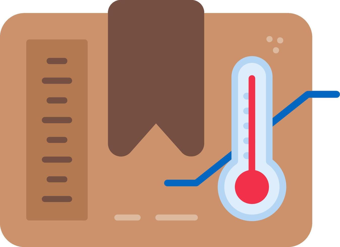 Temperature Range Flat Icon vector