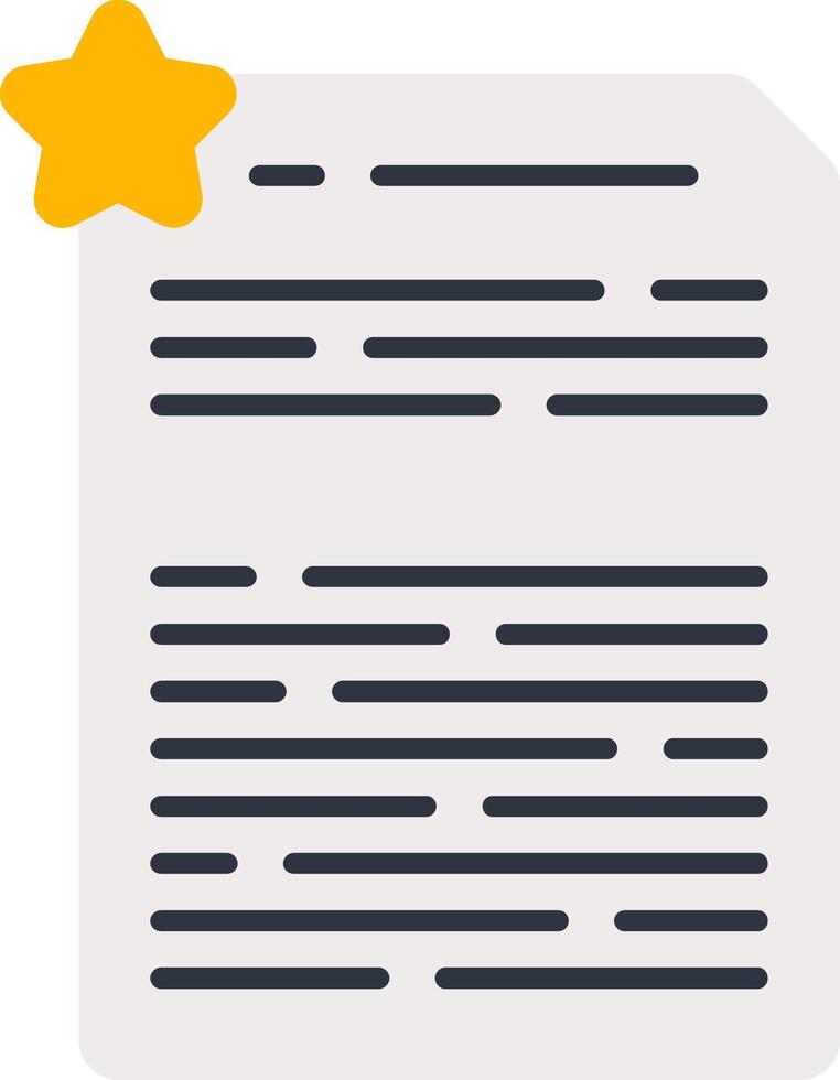 Feedback Summary Flat Icon vector