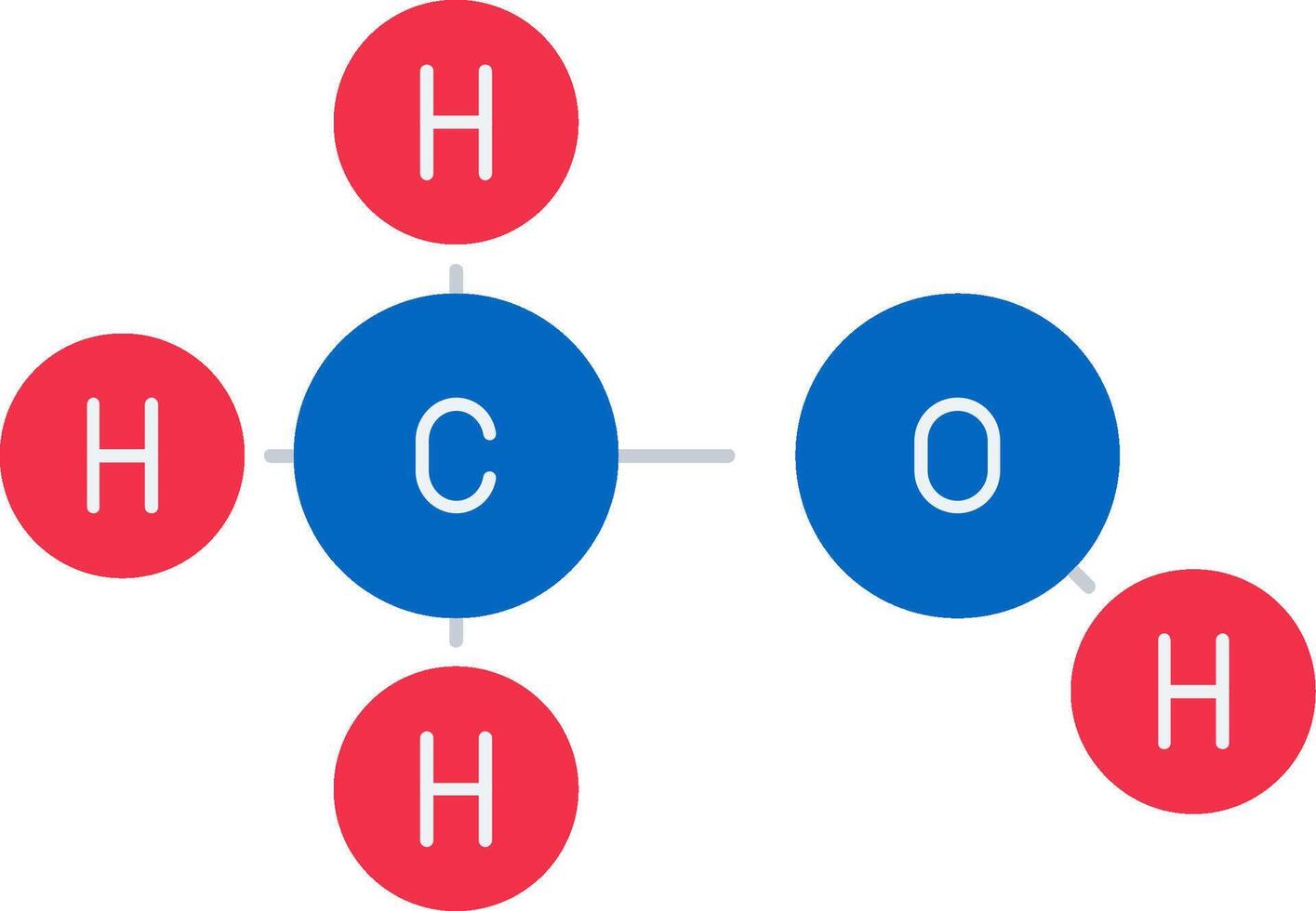 Methanol Flat Icon vector