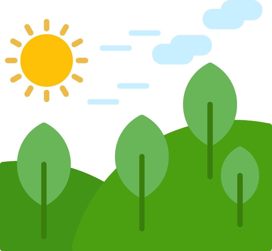 Nature Flat Icon vector
