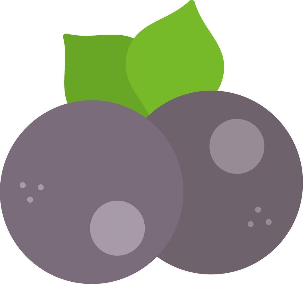 Sea Buckthorn Flat Icon vector