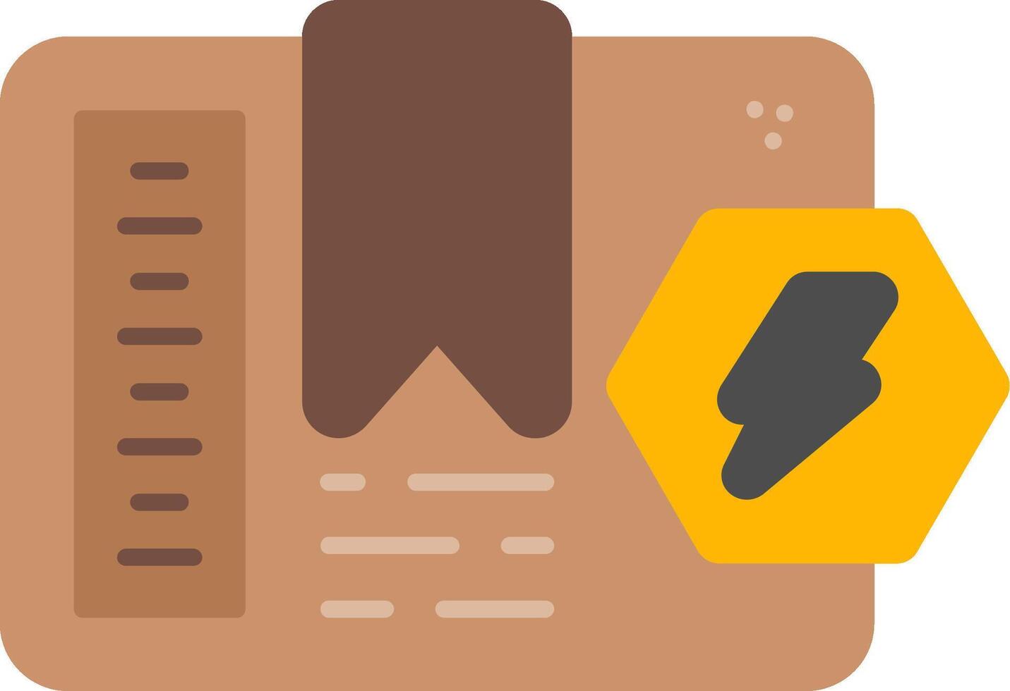 Shock Indicator Flat Icon vector
