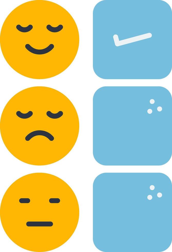 Customer Score Flat Icon vector