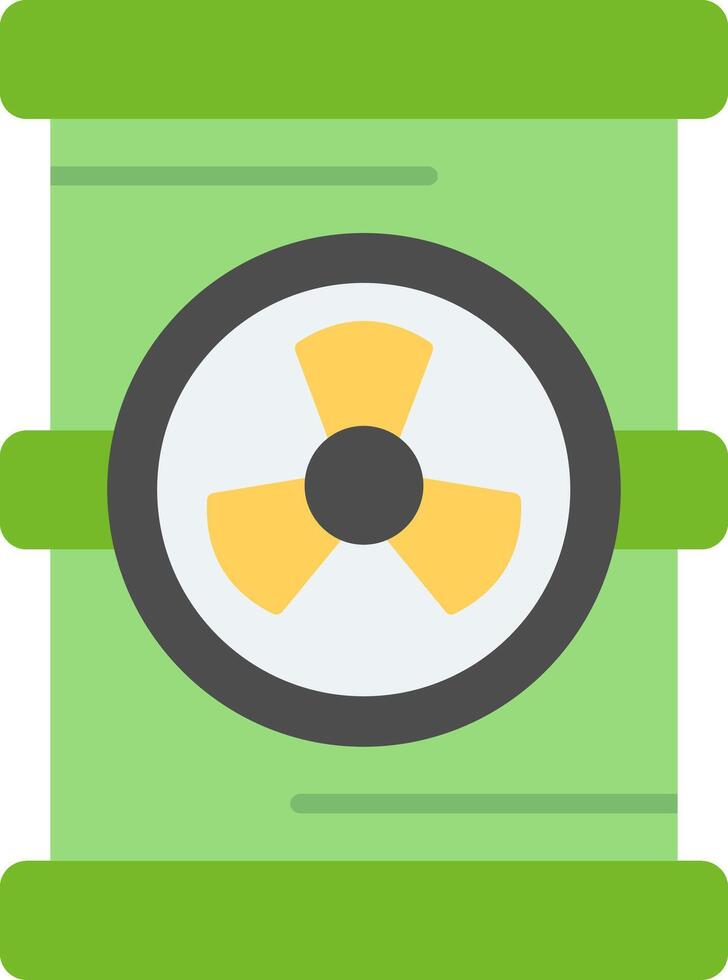 Medical Waste Flat Icon vector