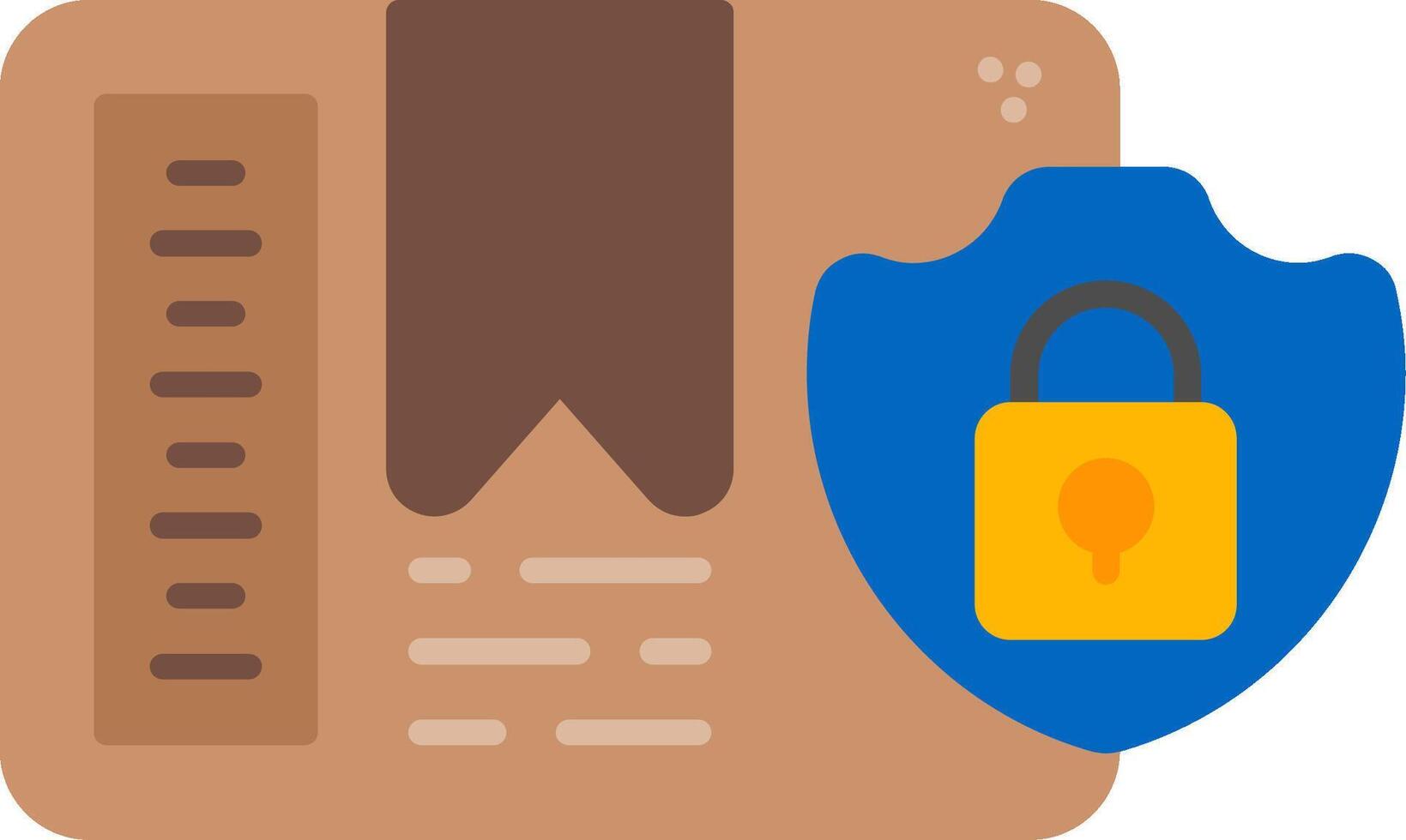 Security Seal Flat Icon vector