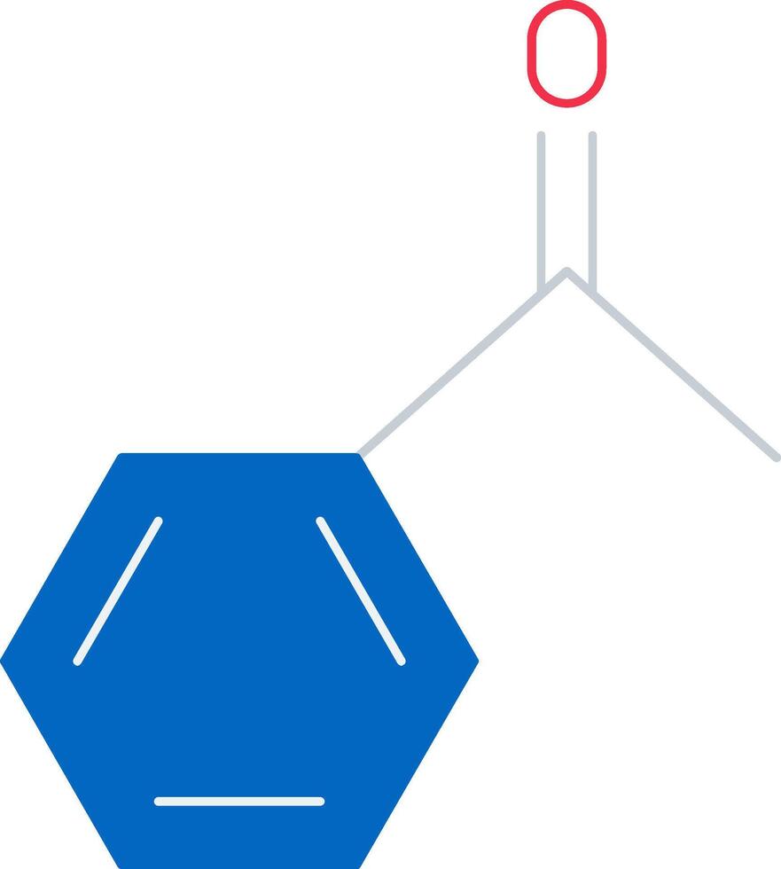 Acetophenone Flat Icon vector