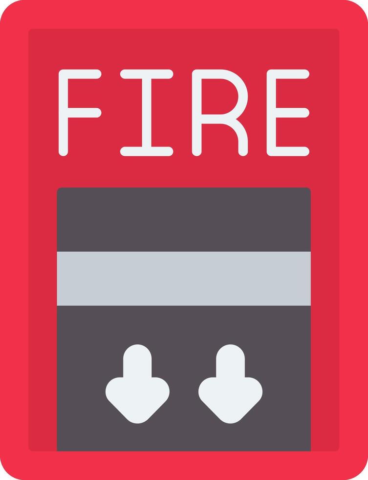 Safety Drill Flat Icon vector