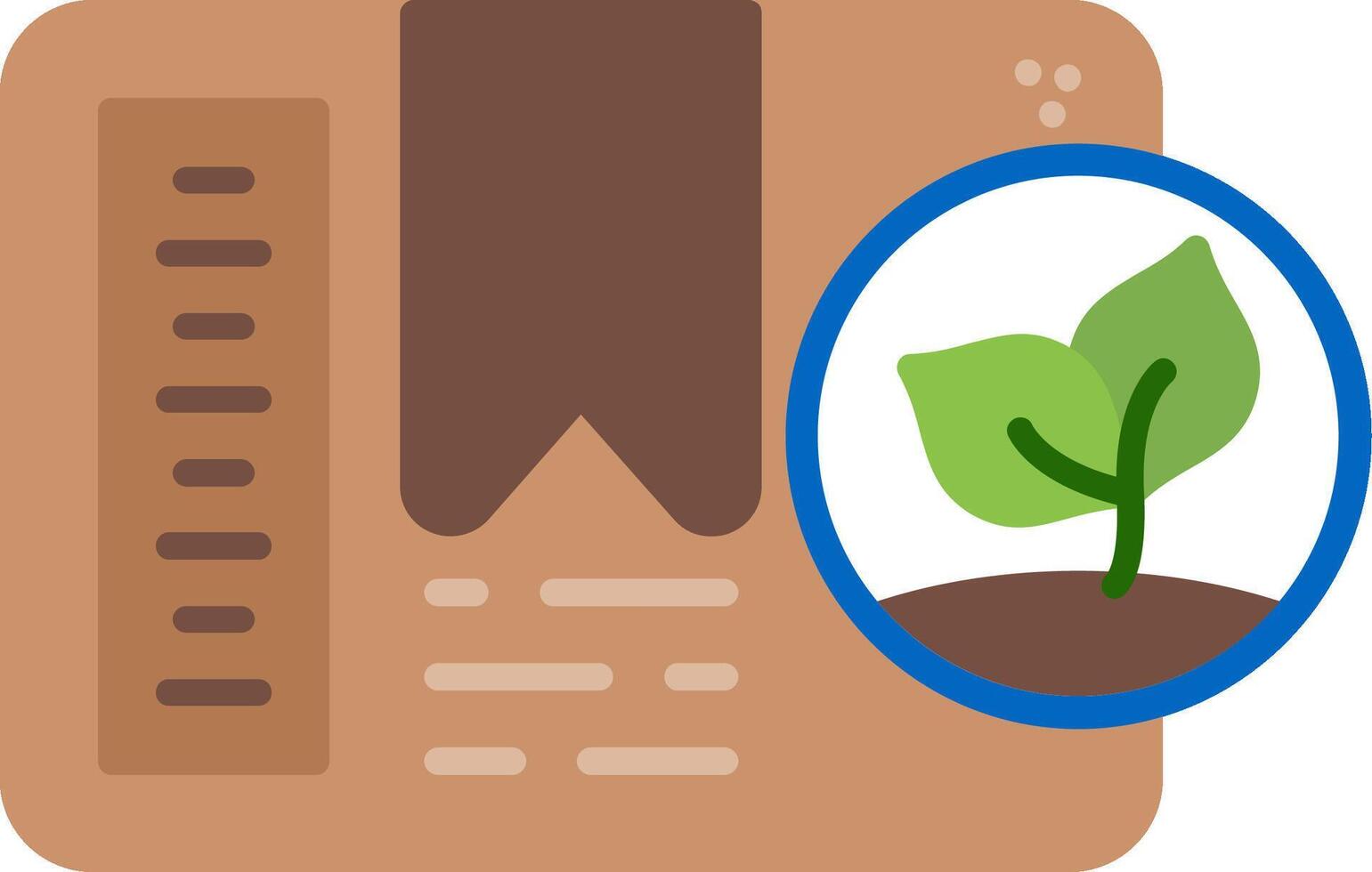 Compostable Flat Icon vector