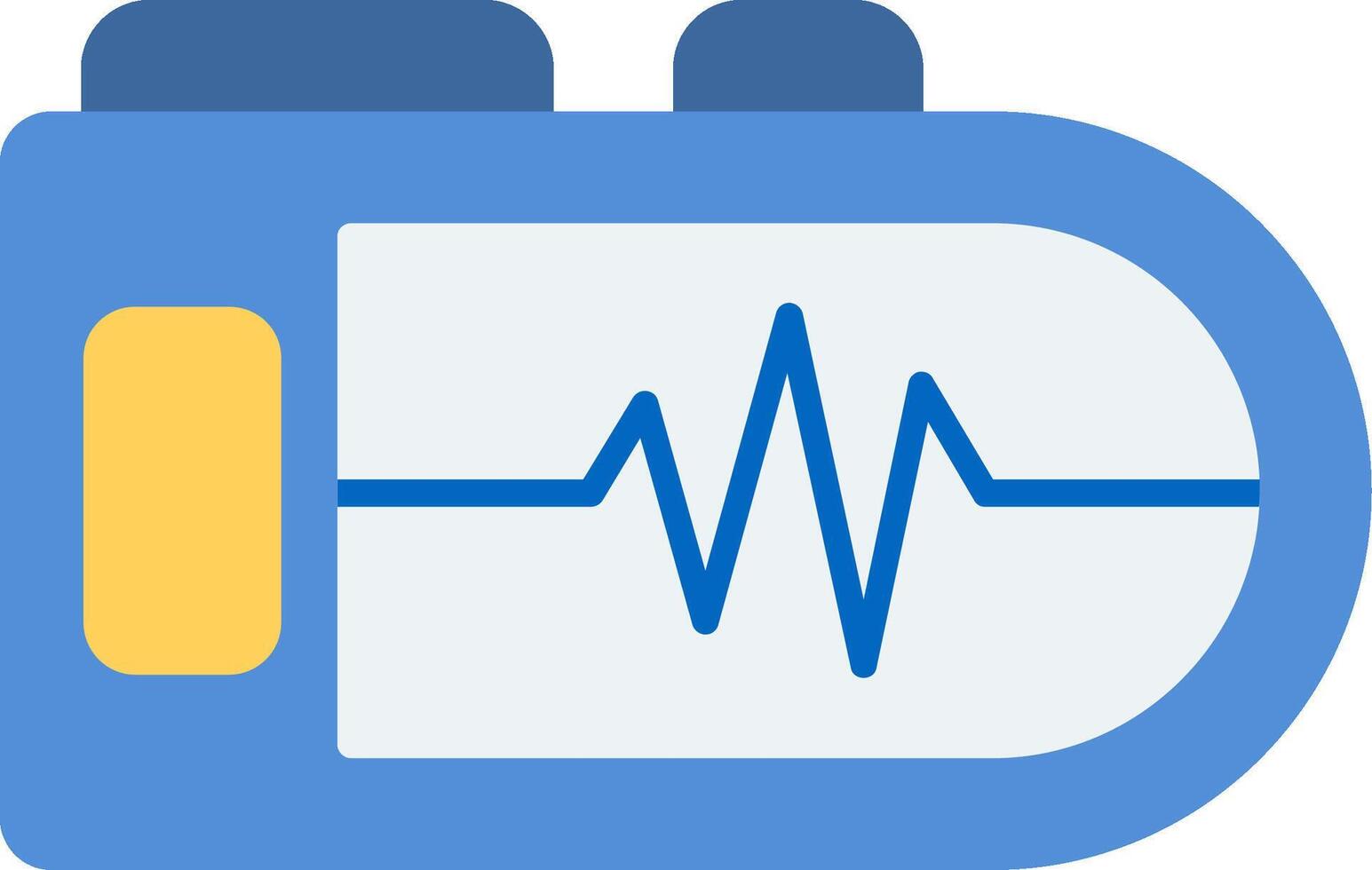 Pulse Oximeter Flat Icon vector