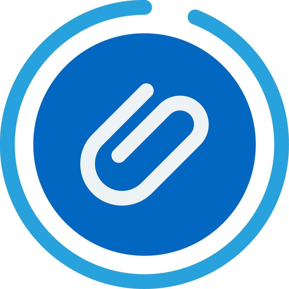 Attachment Flat Icon vector