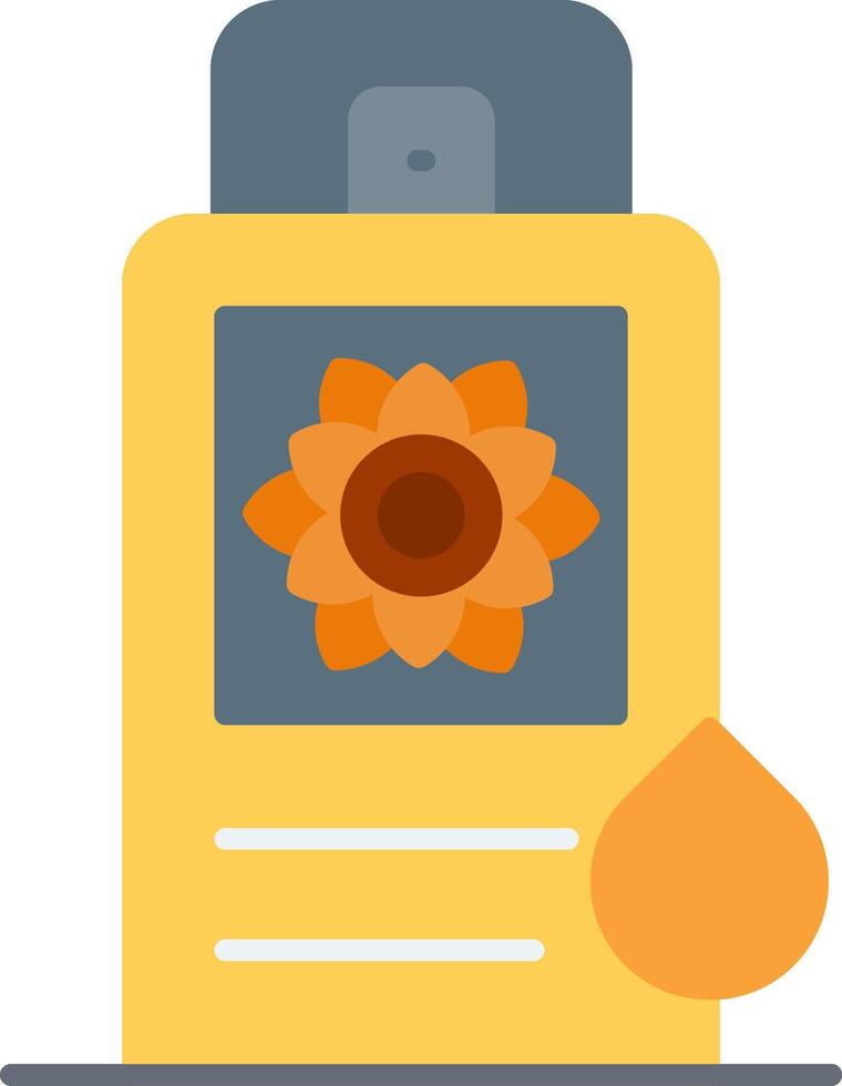 Calendula Extract Flat Icon vector