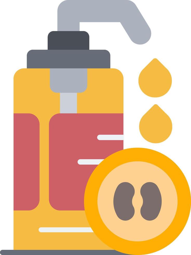 Marula Oil Flat Icon vector