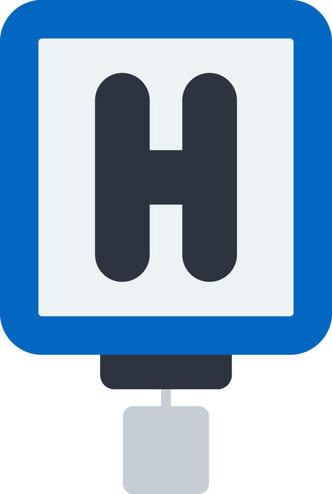 Hospital Flat Icon vector