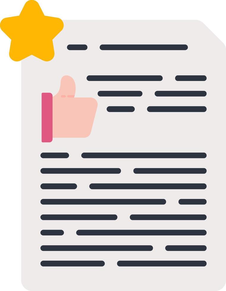 Feedback Form Flat Icon vector