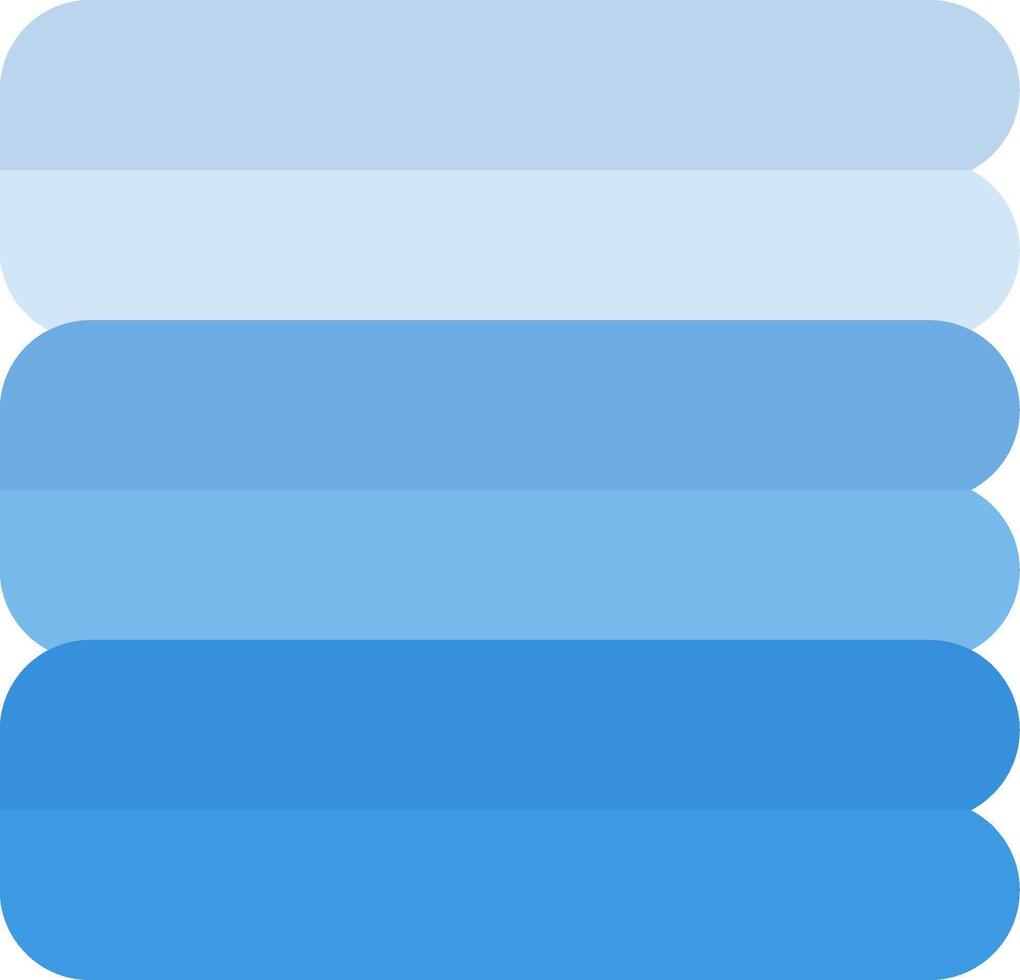 Weighted Blanket Flat Icon vector