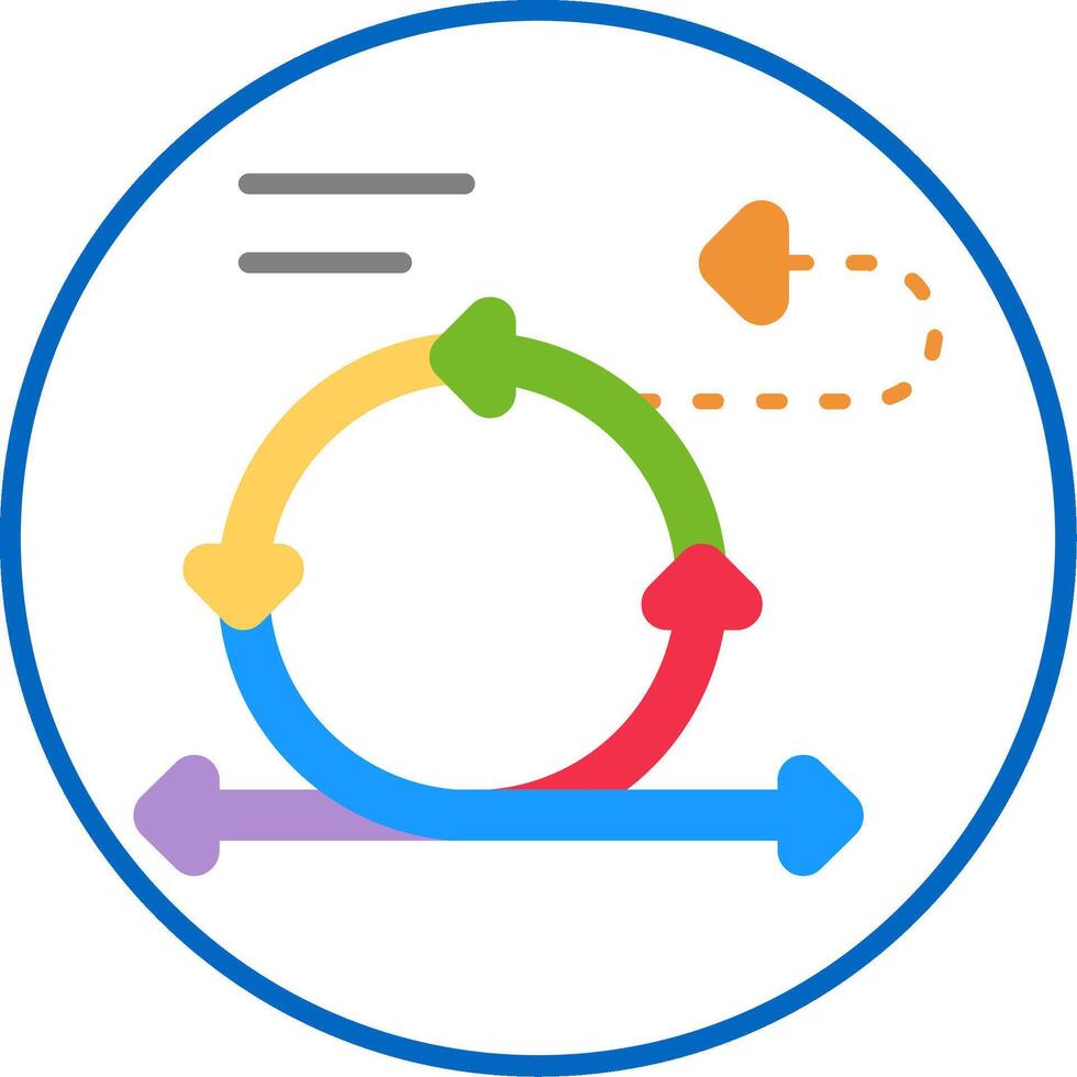 Agile Manifesto Duplicate Flat Icon vector
