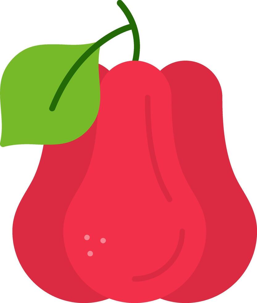 Rose Apple Flat Icon vector