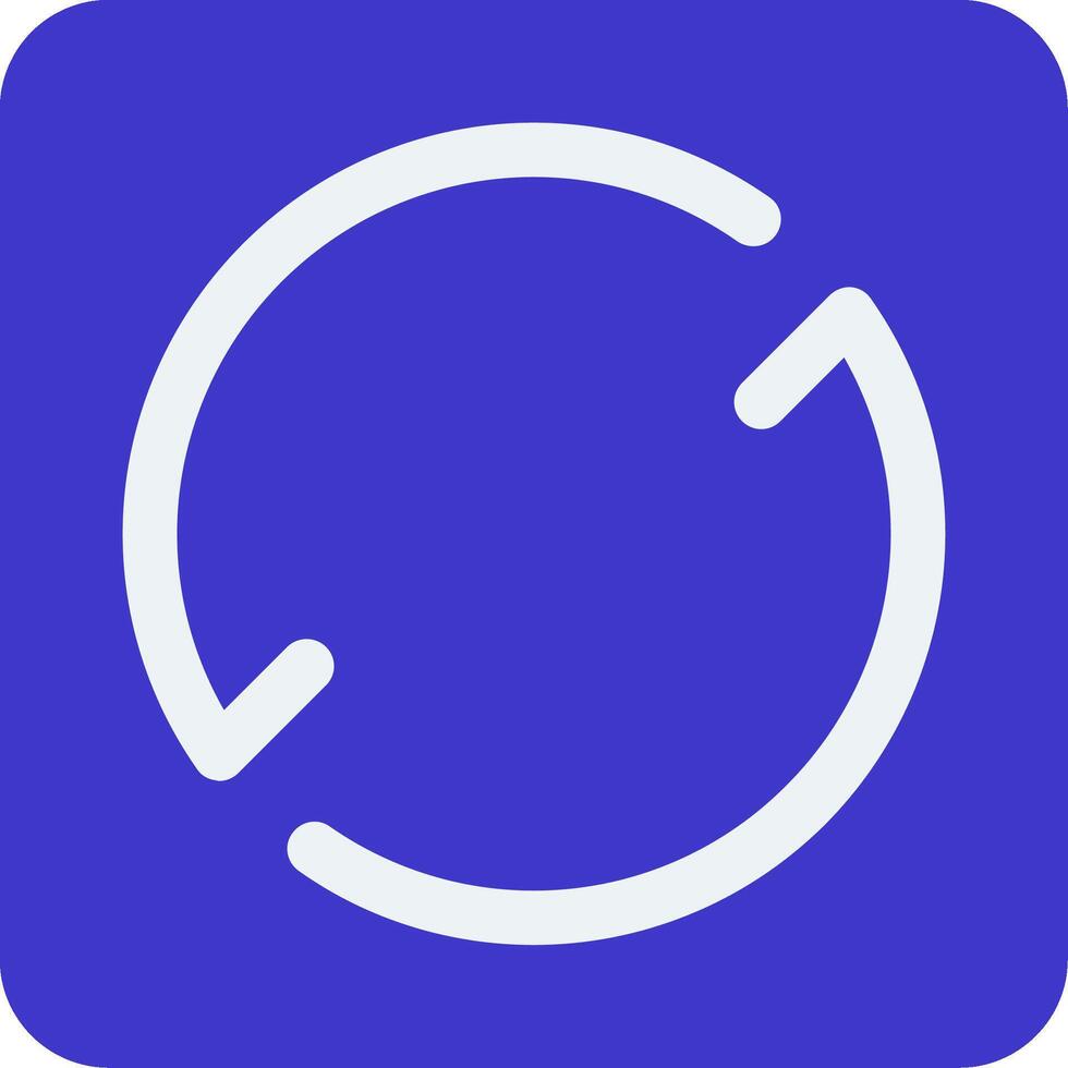 Refresh Flat Icon vector