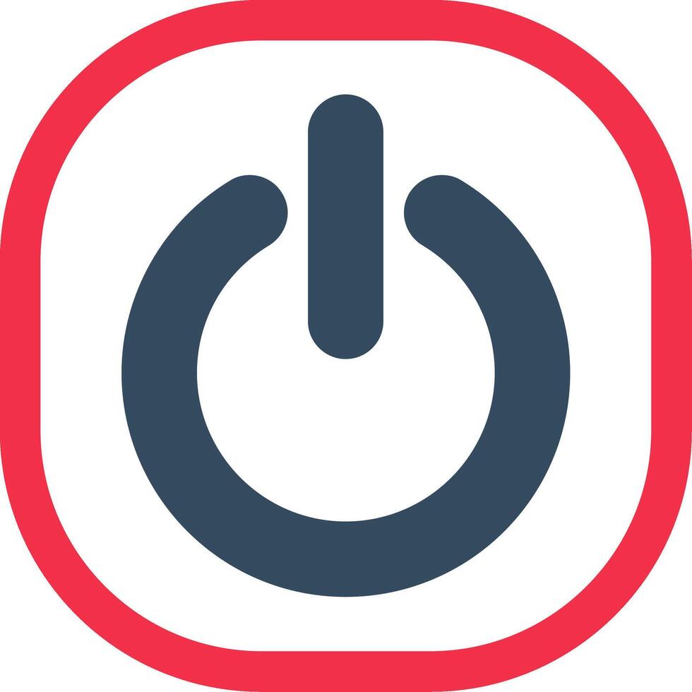 Power Flat Icon vector