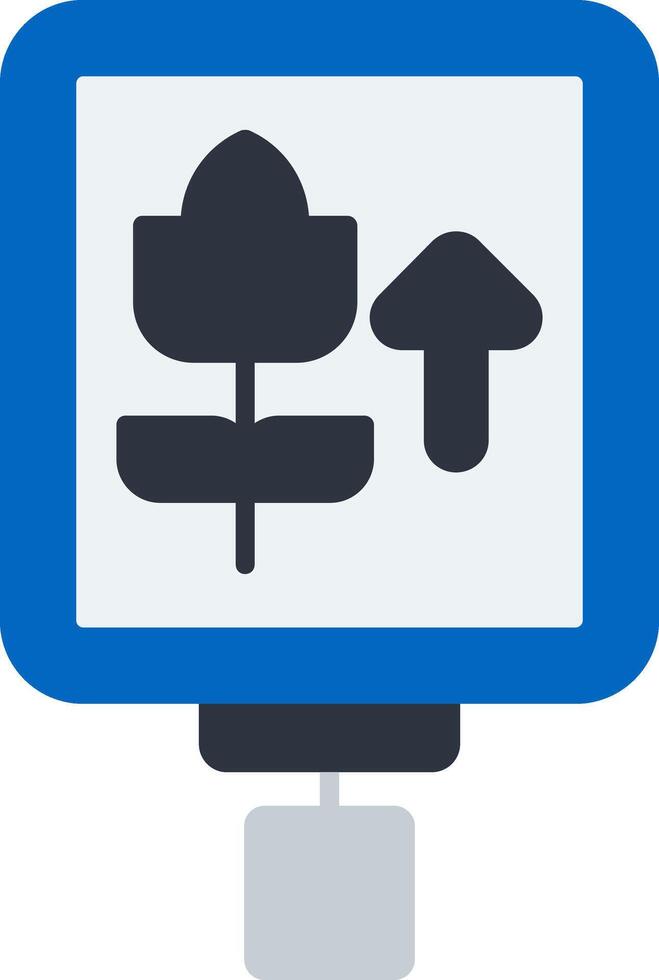 Scenic Route Flat Icon vector