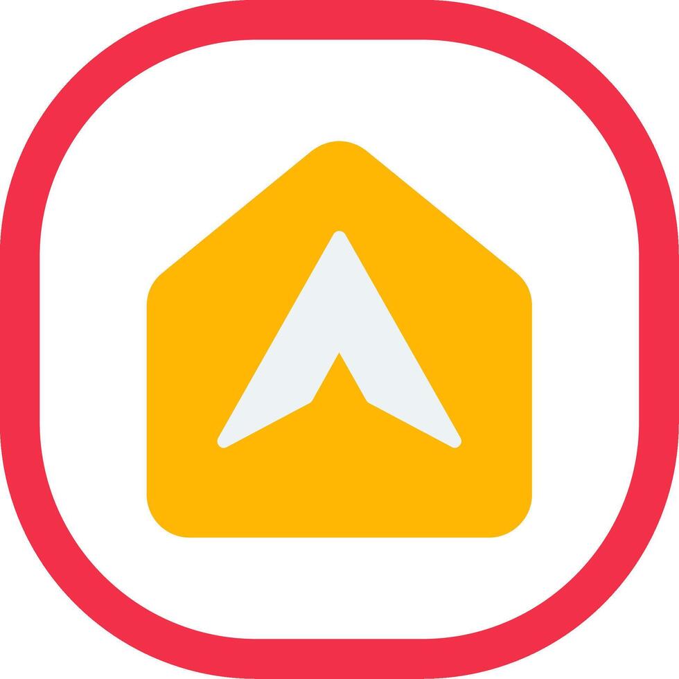 Home Navigation Main Flat Icon vector