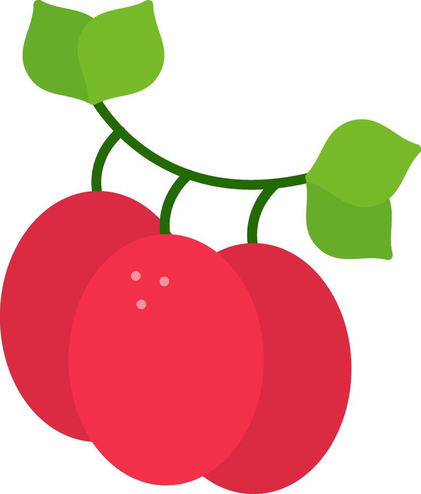 Miracle Berry Flat Icon vector