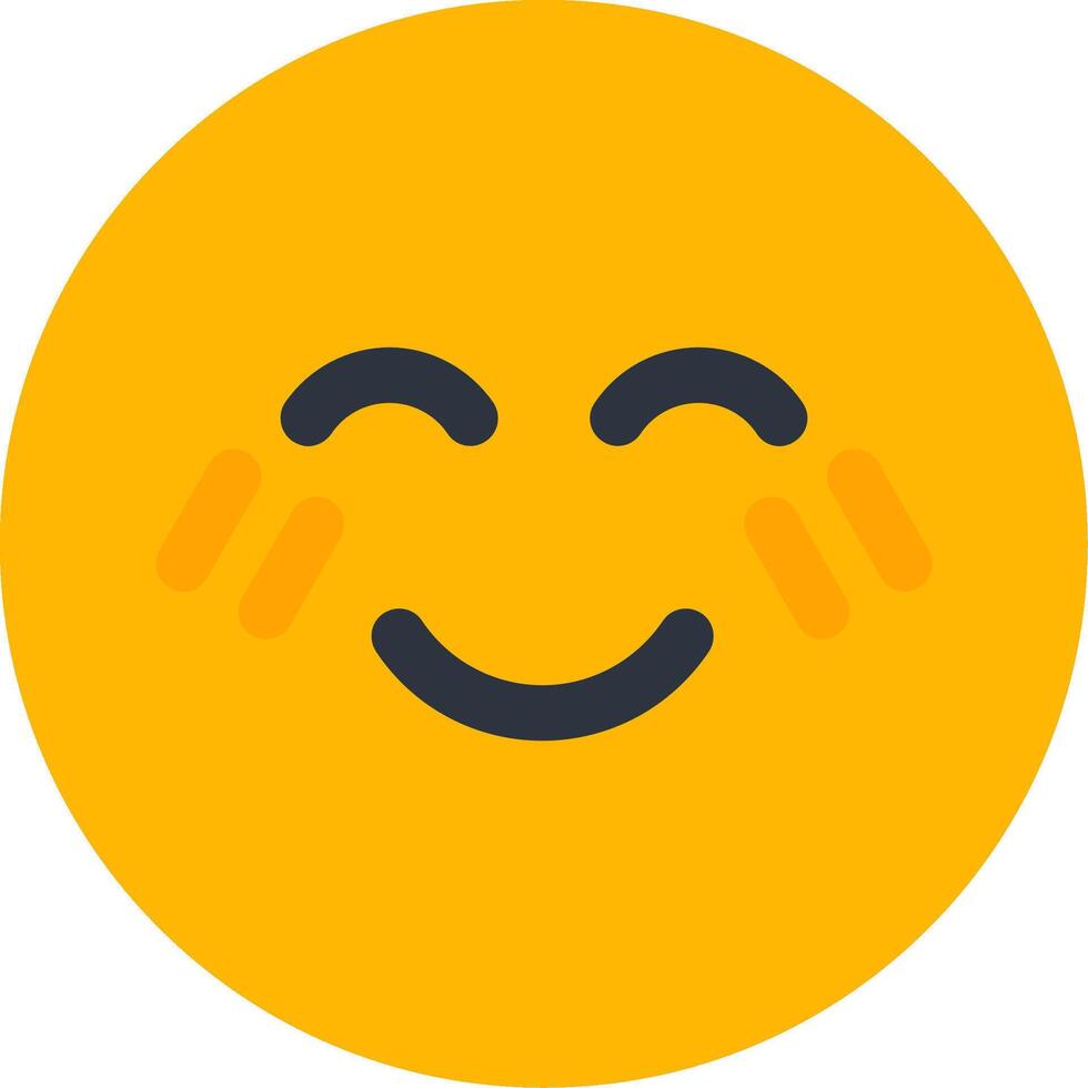 Smile EmotFlat Icon Flat Icon vector