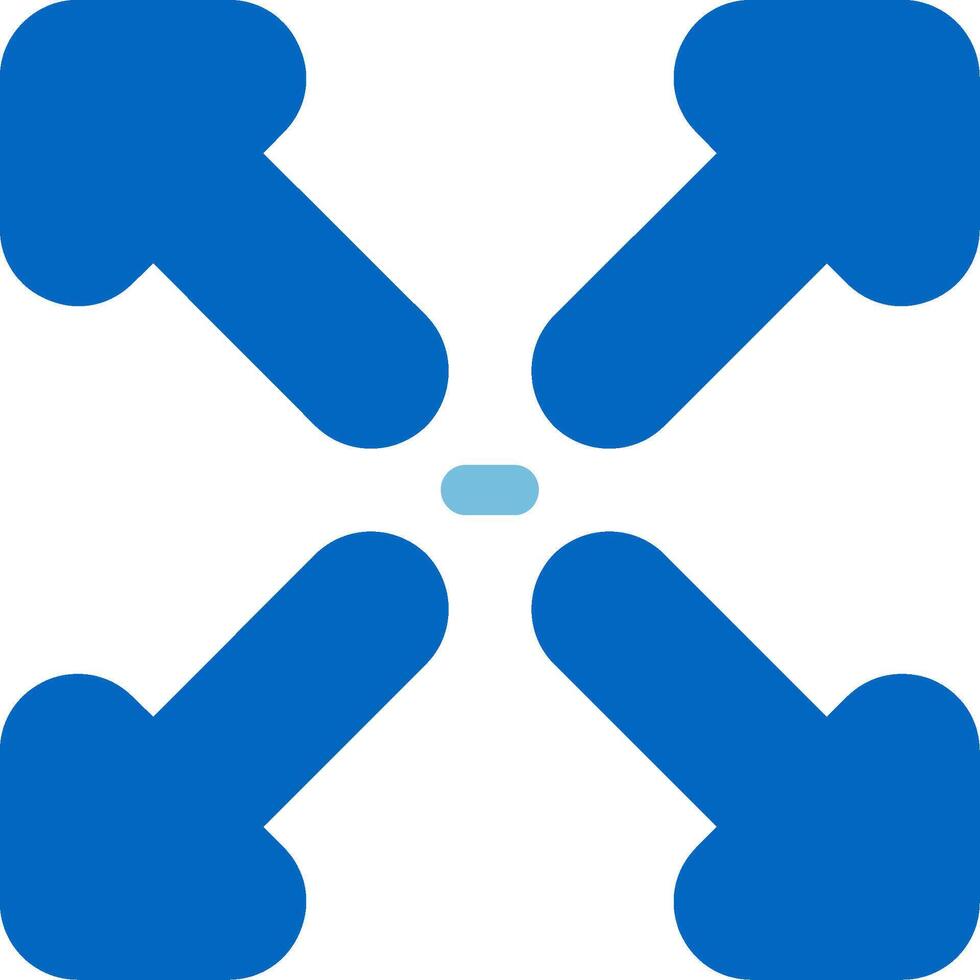 Maximize Flat Icon vector