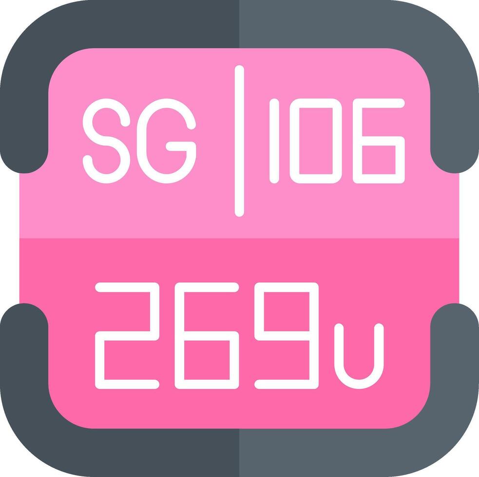 Seaborgium Periodic Table Element vector