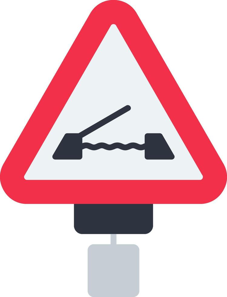 Draw Bridge Flat Icon vector