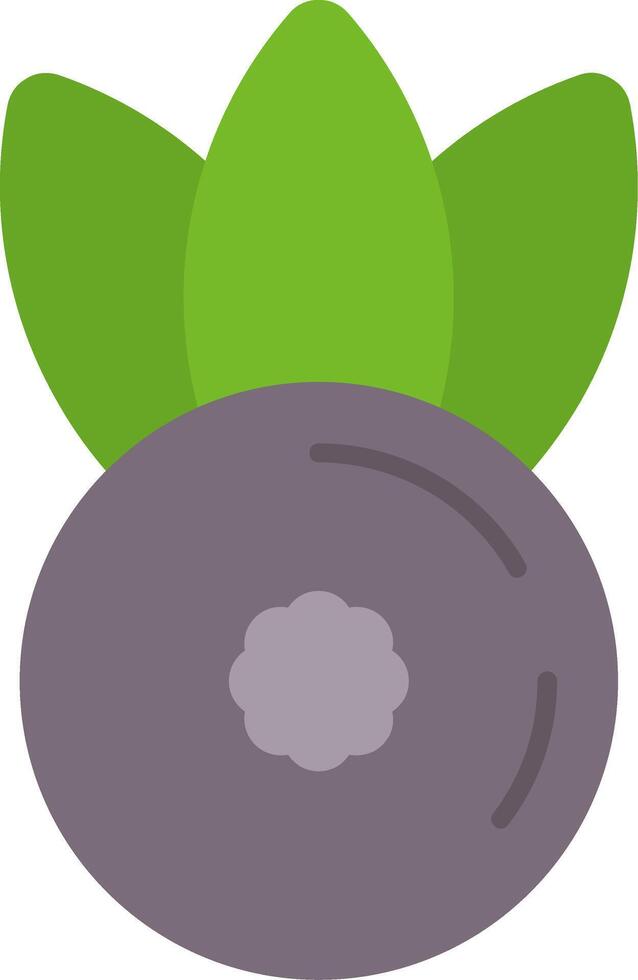 Huckleberry Flat Icon vector
