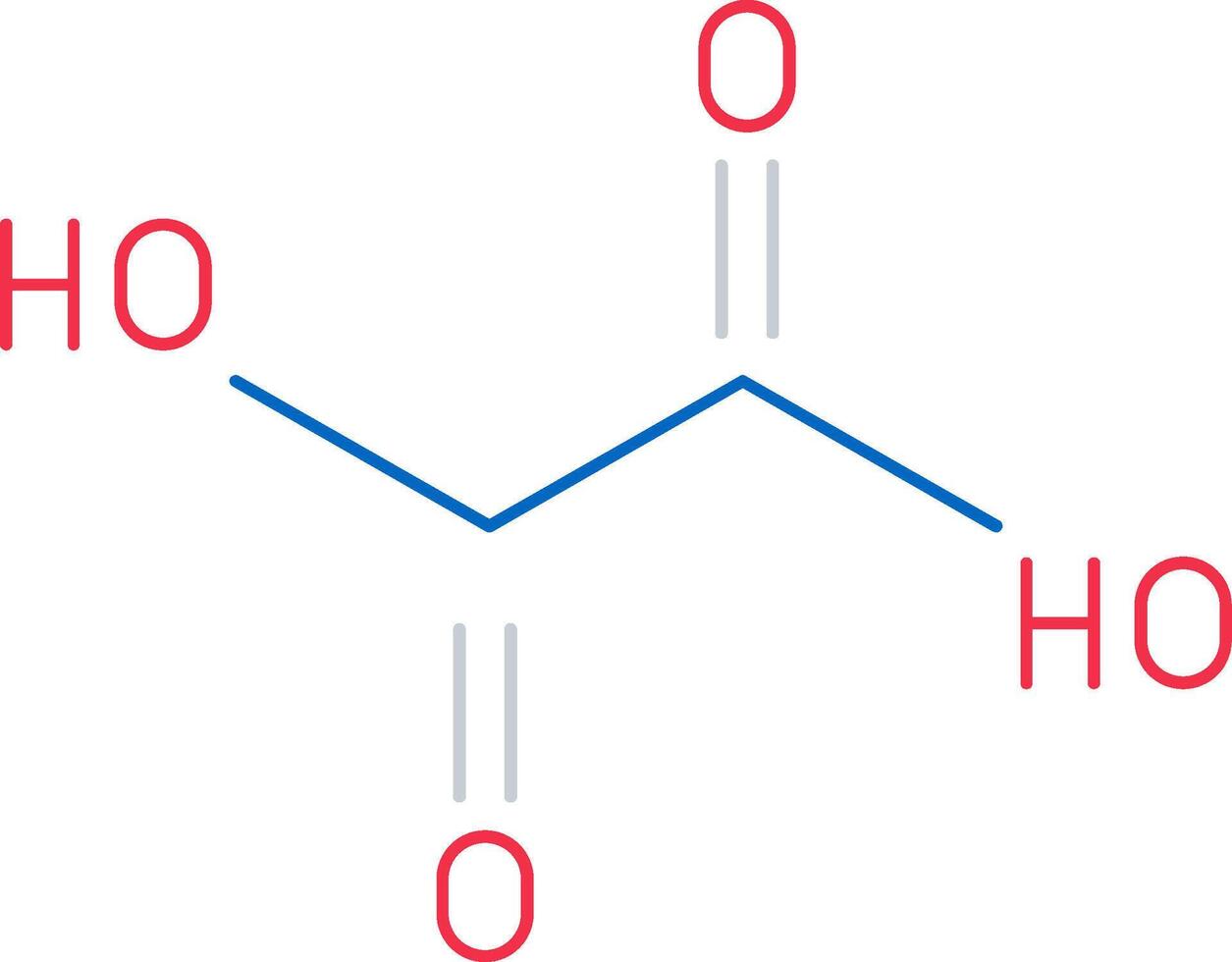 Oxalic Acid Flat Icon vector