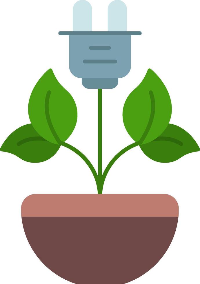 Renewable Energy Flat Icon vector