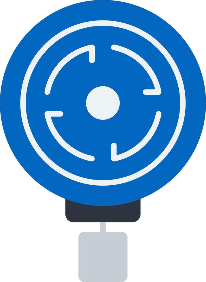 Roundabout Flat Icon vector