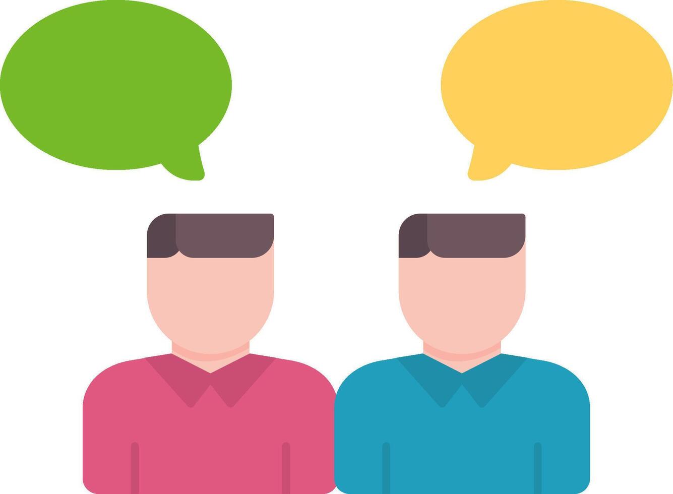 Daily Scrum Flat Icon vector