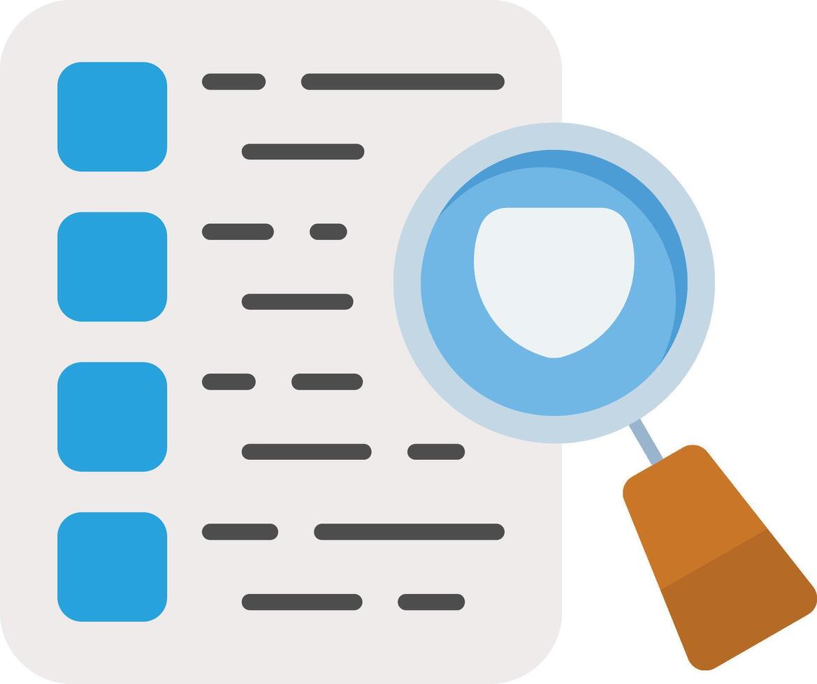 Safety Policy Flat Icon vector