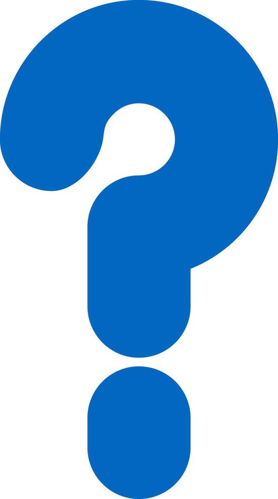 Question Flat Icon vector