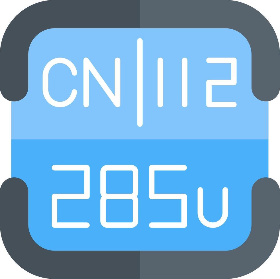 Copernicium Periodic Table Element vector