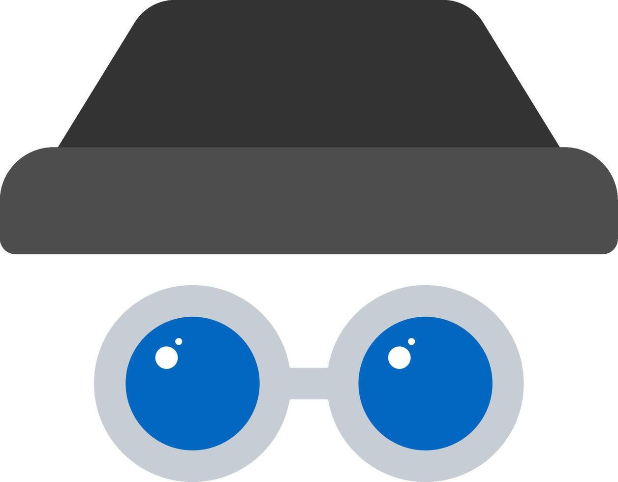 Incognito Flat Icon vector