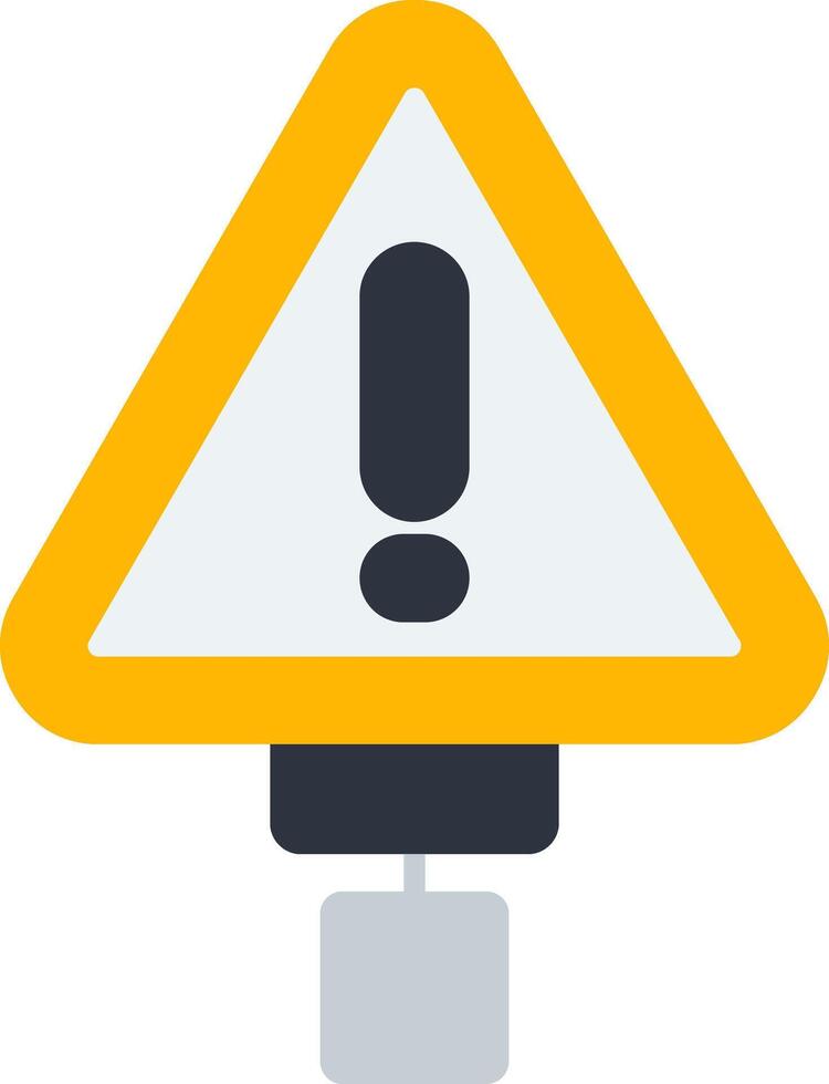 Warning Flat Icon vector