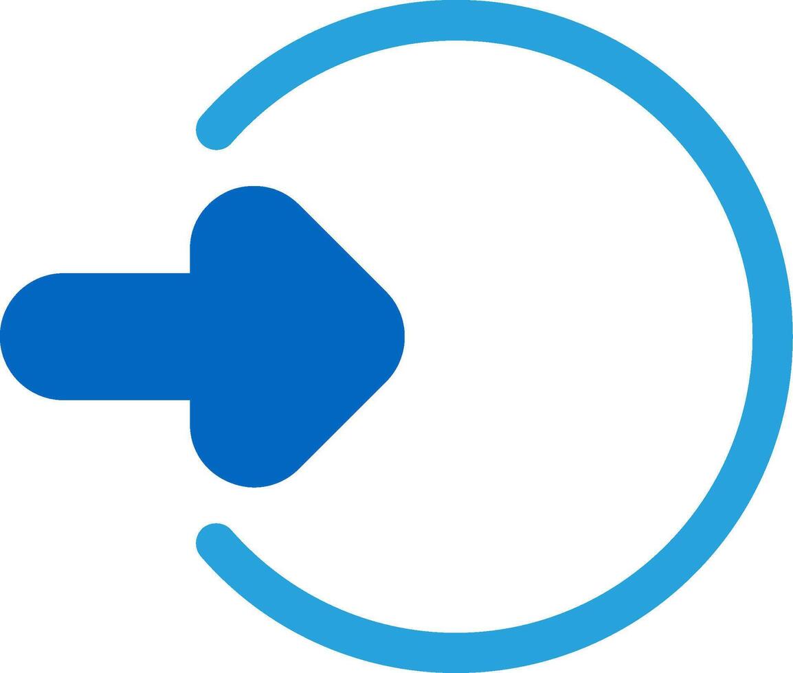 Log In Flat Icon vector