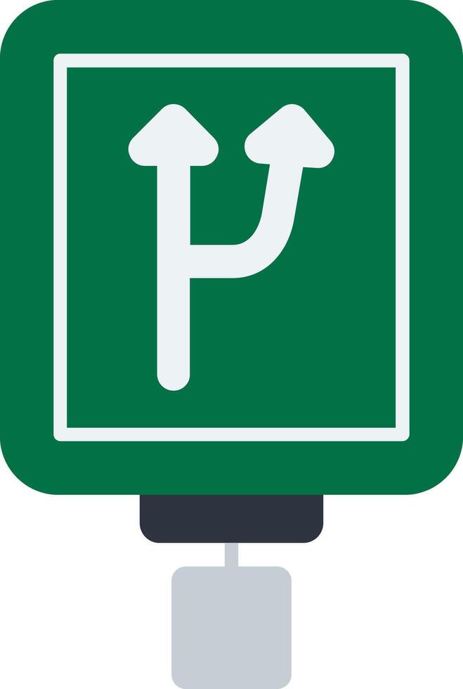 Toll Road Flat Icon vector
