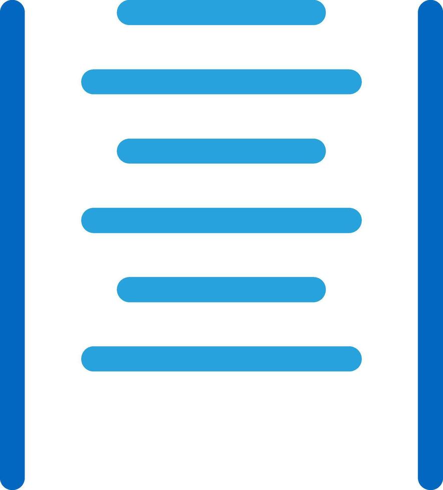 Top Align Flat Icon vector