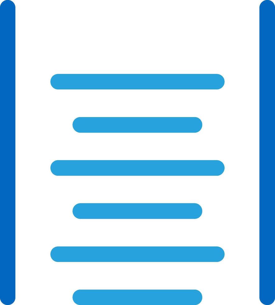Bottom Align Flat Icon vector